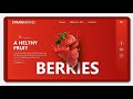 🍓Responsive Website Design Using ReactJS and Tailwind CSS || Build and Deploy Creative website