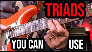 Super Simple Slow Triad Lesson That Anyone Can Understand (123 Strings Set)
