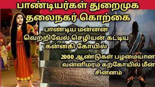 பாண்டியர் துறைமுகம் தலைநகரம் கொற்கை வரலாறு|கண்ணகி கோயில்| Korkai port vlogs #ponniyinselvan #ps #ps1