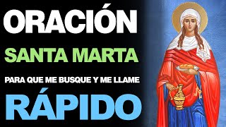 π Miraculous Prayer to Saint Martha SO THAT HE WILL LOOK FOR ME AND CALL ME Quickly! π