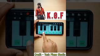 Kgf Tune On Mobile Piano | Perfect Piano | Rockey Bhai | #kgf #shorts #viral #hit #pianotutorial