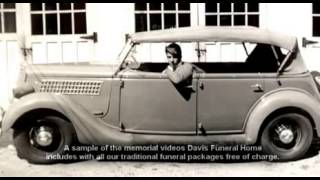 Davis Funeral Home Memorial Videos Commercial