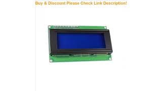 Best LCD2004 2004 I2C 20x4 2004A Blue Screen LCD Module IIC/I2C Serial Interface Adapter Module for