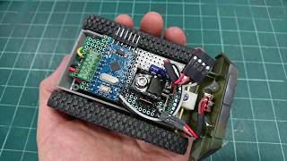 Wireless RC conversion of deformed Gepard tank (Bluetooth+Arduino)