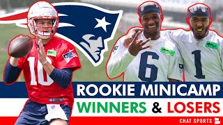 New England Patriots Rookie Minicamp Winners & Losers Ft. Drake Maye, Ja’Lynn Polk, Javon Baker