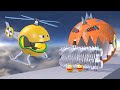 Pacman & Helicopter Robot vs ShredMaw Robot Monster