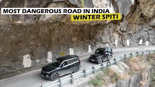 Most Dangerous Road in India | Narkanda to Kaza - Winter Spiti Ep2