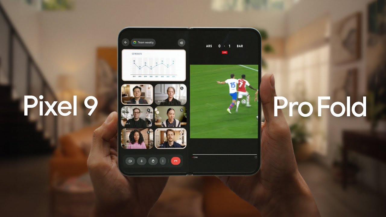 Google Pixel 9 Pro Fold Multitasking Youtube