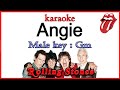 Angie (Karaoke) The Rolling Stones/ Male key Gm / Low key