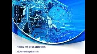 Circuit PowerPoint Template by PoweredTemplate.com