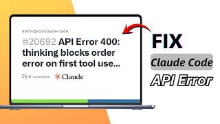 Claude Code API Error 400 Fix | Claude AI Not Working 2026