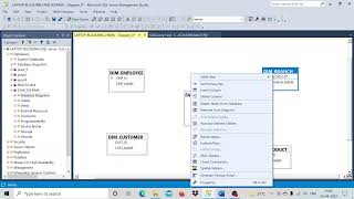 Create Database,Server, Create Star Schema | SQL Server Management Studio