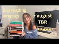 july reading wrap up + august tbr (throne of glass series, red rising, cruel prince, + more)