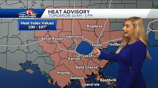 Heat Advisory Thursday