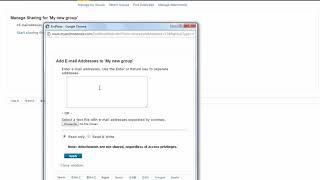 Sharing groups in EndNote online