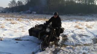 URAL M67/1100 - Zimowy Zlot Motocyklowy Eintopftreffen Krajenka 2017