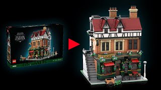 MOC-210022 - Straight Tudor Inn - 10350 Tudor Corner Alternative Build