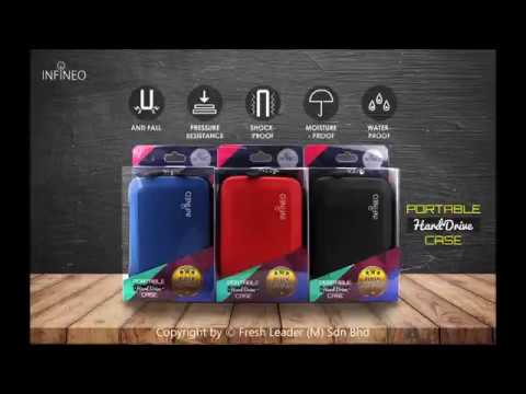 Infineo Portable Hard Drive Case for External Hard Drive Infineo Portable Hard Drive Case for External Hard Drive