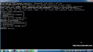Structured Query Language Tutorial SQL Part 19 BETWEEN Operator Command Prompt Console