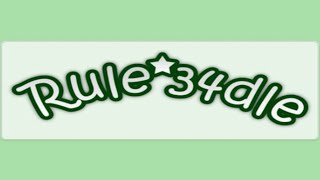 Ethical gooner playing Rule34dle