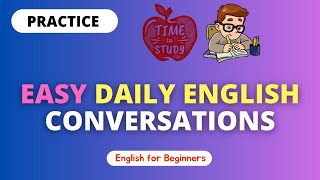 #P4☘️Easy Daily English Conversations I English For Beginners I Daily Life English Conversations