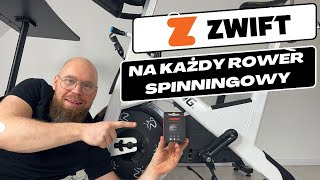 KAŻDY ROWER SPINNINGOWY MOŻNA POŁĄCZYĆ Z APLIKACJĄ ZWIFT - INSTALACJA CZUJNIKA NA KOLE