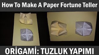 Kağıttan Tuzluk Yapımı | How To Make A Paper Fortune Teller