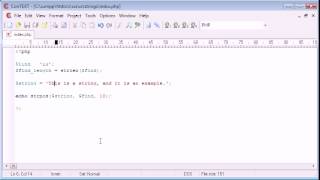 Beginner PHP Tutorial 48 String Functions String Position Part 1