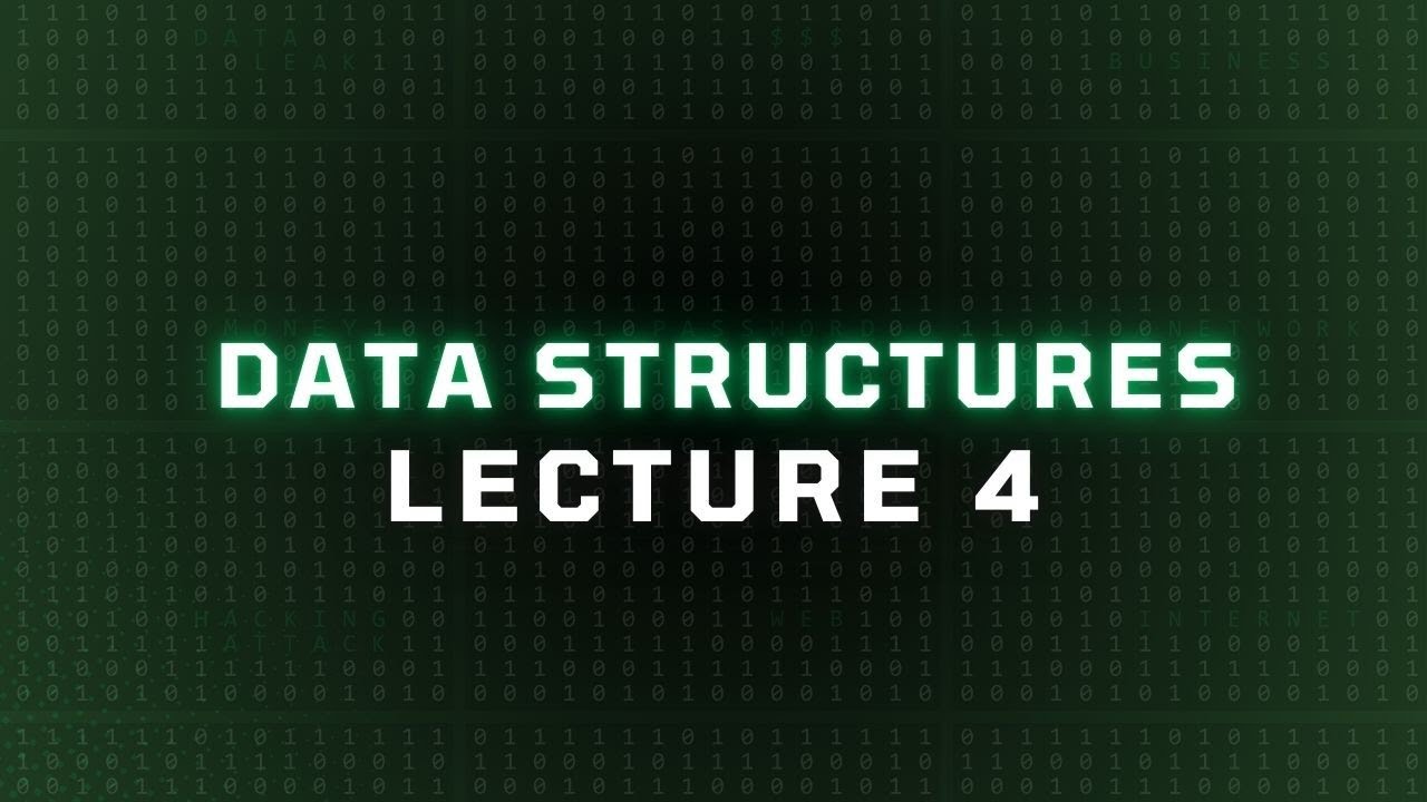 Data Structures Lecture 4 Youtube