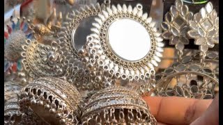 Street shopping in Numaish , Nampally Exhibition / Chikankari , silver Jewelley| Hyderabad shopping.