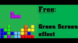 Green Screen effect: Tetris blocks