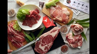 在家穿睡衣烤肉 一頭牛日式燒肉 中秋烤肉禮盒 肋眼牛排松阪豬