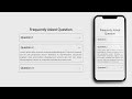 Responsive FAQ Accordion Menu Using HTML, CSS & Javascript