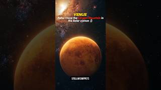 Earth vs Venus vs Mars: Epic Mountain Showdown 🌍🪐🔥 #Sun #Space #Universe #Shorts