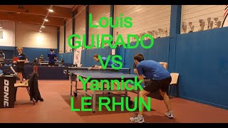 (TT) Tournoi de Draveil 2024 : 1/4 du 1999 VS Yannick LE RHUN (1816pts - Combs Senart TT)