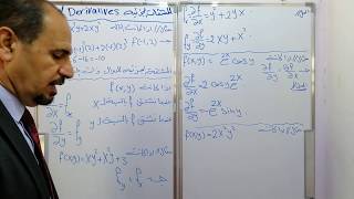 1  المشتقات الجزئية ذات المتغيرين  من الرتبة الاولى/ Partial derivative/الدكتور عبدالستار العسافي