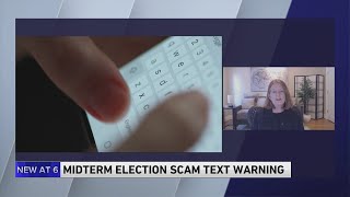 Midterm Election Scam Text Warning