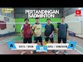 🔴 TOURNAMENT PB.AROMA SEASON 2 🏆‼️ (BAYU/IWAN VS ARUL/GUNAWAN) LESSTTGGOO ‼️✅ #badminton