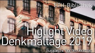 ETH-Bibliothek | Denkmaltage 2019 Highlights