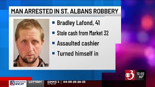 South Burlington man arrested in connection with St. Albans robbery