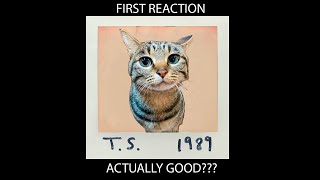 Taylor Swift - 1989 (FIRST REACTION/ 