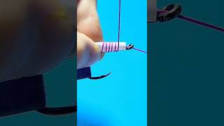 Fishing knot skills with tool #fishing #shorts