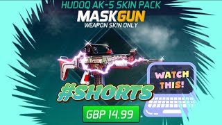 Maskgun FPS | Unboxing Paid Case's | AK5 HUDOQ SKIN PACK | #Shorts #14