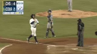 Rodriguez belts a two-run shot