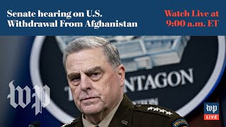 Milley, Austin face questions on Afghanistan at Senate hearing - 9/28 (FULL LIVE STREAM)