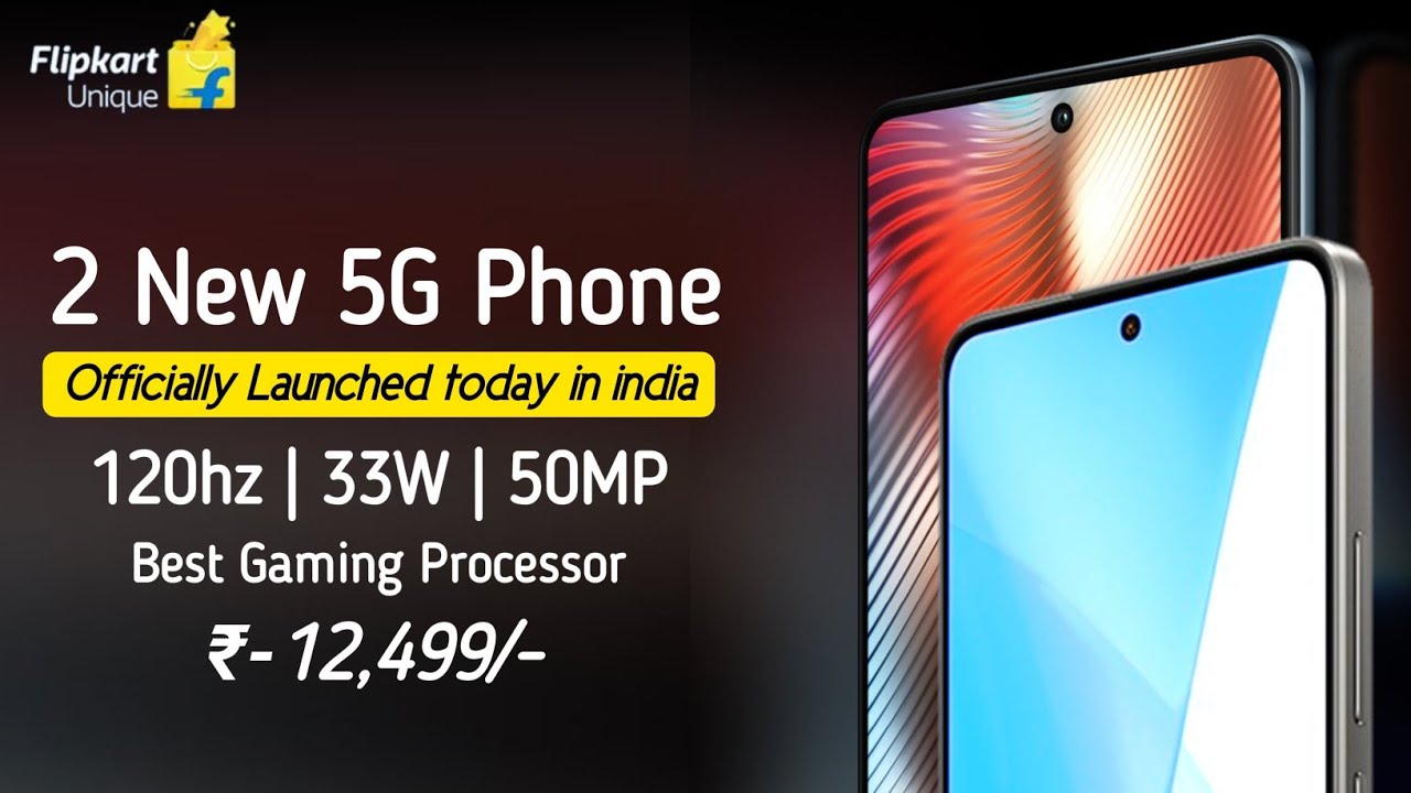 2 Best Gaming 5G Phone Launched Today In India | 120hz, 33W, 50MP ...