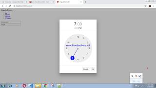 Simple Time Picker in angular14