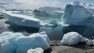 Unusual warm weather in northern Greenland causes high-rate ice melt