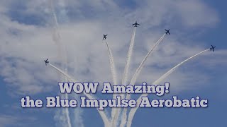 super ganda ng AirShow na to! the Blue Impulse Aerobatic 🛩️✈️