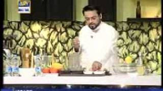 Aamir Liaquat Hussain Cooking Show @ ARY DIGITAL Recipie Aamir Liaquat Lahori Chargha, 01 1